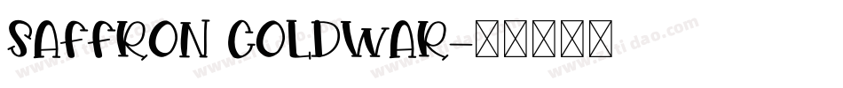 Saffron ColdWar字体转换